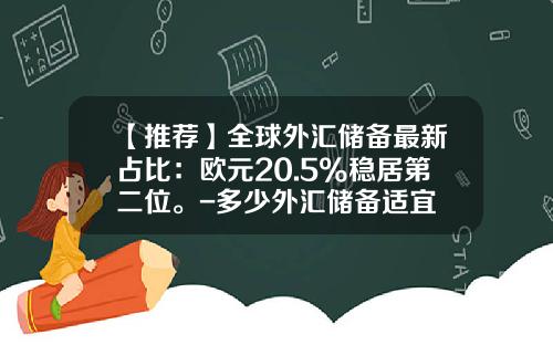 【推荐】全球外汇储备最新占比：欧元20.5%稳居第二位。-多少外汇储备适宜