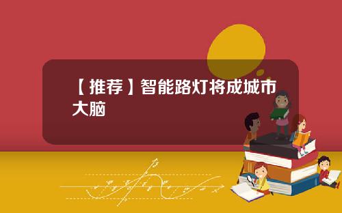 【推荐】智能路灯将成城市大脑