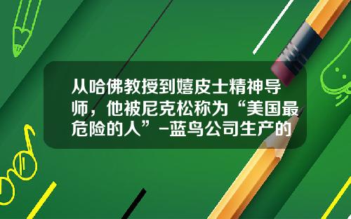 从哈佛教授到嬉皮士精神导师，他被尼克松称为“美国最危险的人”-蓝鸟公司生产的校车