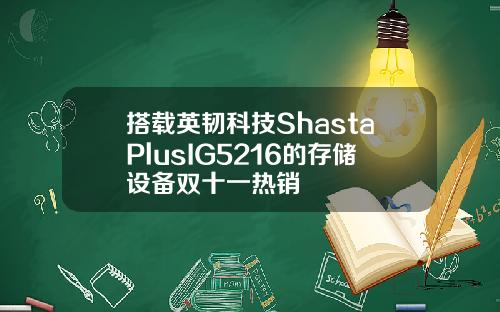搭载英韧科技ShastaPlusIG5216的存储设备双十一热销