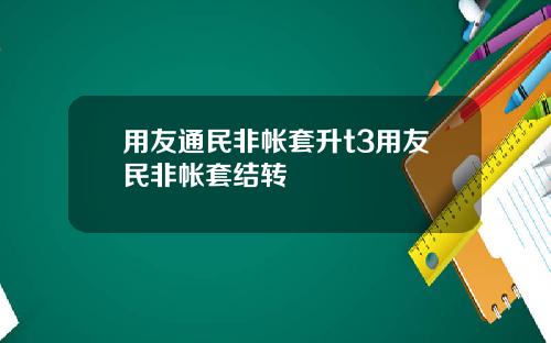 用友通民非帐套升t3用友民非帐套结转