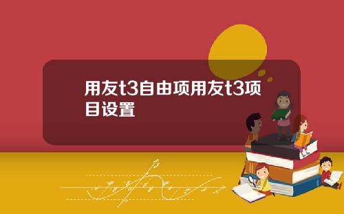 用友t3自由项用友t3项目设置