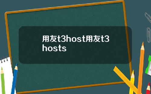 用友t3host用友t3hosts