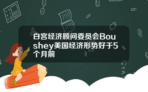 白宫经济顾问委员会Boushey美国经济形势好于5个月前