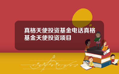 真格天使投资基金电话真格基金天使投资项目