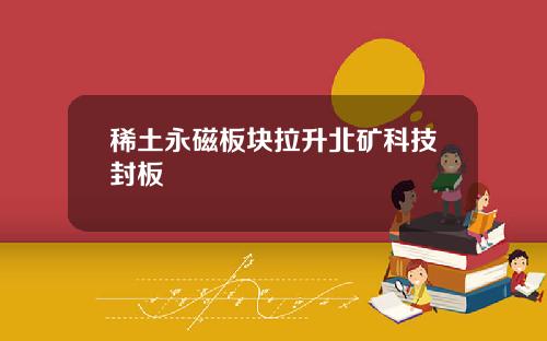 稀土永磁板块拉升北矿科技封板