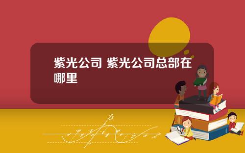 紫光公司 紫光公司总部在哪里