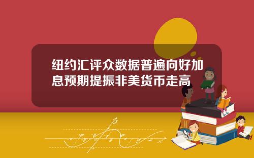 纽约汇评众数据普遍向好加息预期提振非美货币走高