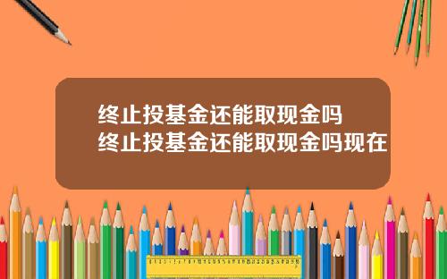 终止投基金还能取现金吗 终止投基金还能取现金吗现在