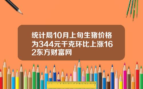 统计局10月上旬生猪价格为344元千克环比上涨162东方财富网