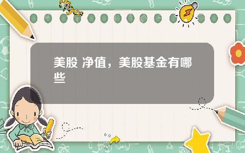 美股 净值，美股基金有哪些