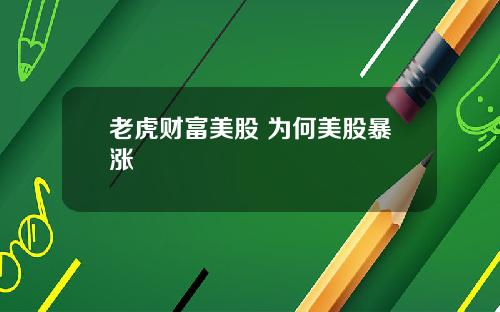 老虎财富美股 为何美股暴涨