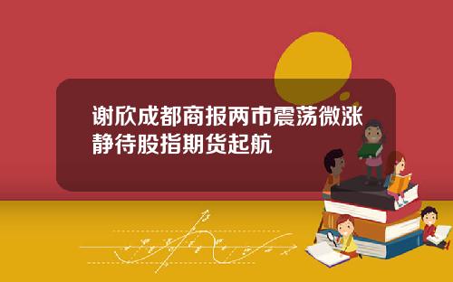 谢欣成都商报两市震荡微涨静待股指期货起航