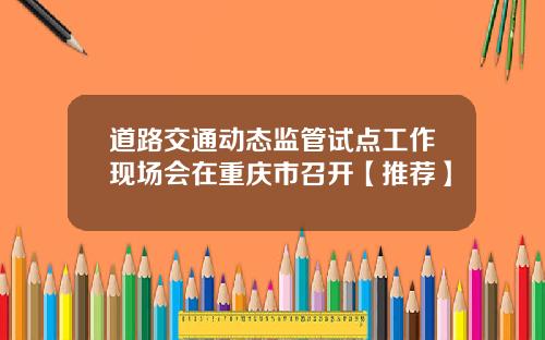 道路交通动态监管试点工作现场会在重庆市召开【推荐】