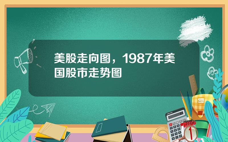 美股走向图，1987年美国股市走势图