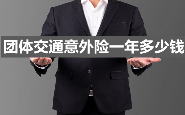 团体交通意外险多少钱一年-团体交通意外险一年多少钱-